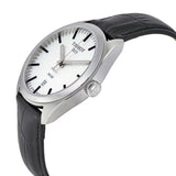 Buy Shop Tissot T Classic PR 100 White Dial Black Leather Strap Watch for Men - T101.410.16.031.00 USA Online