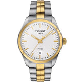 Buy Shop Tissot T Classic PR 100 White Dial Two Tone Steel Strap Watch for Men - T101.410.22.031.00 USA Online