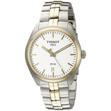 Buy Shop Tissot T Classic PR 100 White Dial Two Tone Steel Strap Watch for Men - T101.410.22.031.00 USA Online