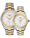 Buy Shop Tissot T Classic PR 100 White Dial Two Tone Steel Strap Watch for Men - T101.410.22.031.00 USA Online
