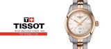 Buy Shop Tissot T Classic PR100 Mother of Pearl Dial Two Tone Steel Strap Watch for Women - T101.010.22.111.01 USA Online