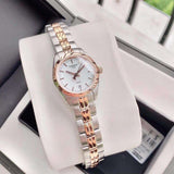 Buy Shop Tissot T Classic PR100 Mother of Pearl Dial Two Tone Steel Strap Watch for Women - T101.010.22.111.01 USA Online