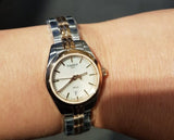 Buy Shop Tissot T Classic PR100 Mother of Pearl Dial Two Tone Steel Strap Watch for Women - T101.010.22.111.01 USA Online