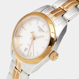 Buy Shop Tissot T Classic PR100 Mother of Pearl Dial Two Tone Steel Strap Watch for Women - T101.010.22.111.01 USA Online