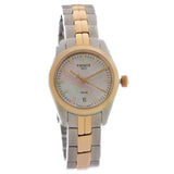 Buy Shop Tissot T Classic PR100 Mother of Pearl Dial Two Tone Steel Strap Watch for Women - T101.010.22.111.01 USA Online