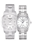 Buy Shop Tissot T Classic PR100 Silver Dial Silver Steel Strap Watch For Women - T049.210.11.032.00 USA Online