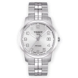 Buy Shop Tissot T Classic PR100 Silver Dial Silver Steel Strap Watch For Women - T049.210.11.032.00 USA Online