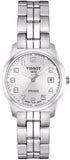 Buy Shop Tissot T Classic PR100 Silver Dial Silver Steel Strap Watch For Women - T049.210.11.032.00 USA Online