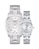 Buy Shop Tissot T Classic PR100 Silver Dial Silver Steel Strap Watch For Women - T049.210.11.033.00 USA Online