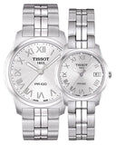 Buy Shop Tissot T Classic PR100 Silver Dial Silver Steel Strap Watch For Women - T049.210.11.033.00 USA Online