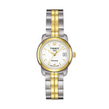 Buy Shop Tissot T Classic PR100 White Dial Two Tone Steel Strap Watch For Women - T049.210.22.032.00 USA Online