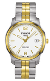 Buy Shop Tissot T Classic PR100 White Dial Two Tone Steel Strap Watch For Women - T049.210.22.032.00 USA Online