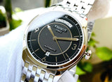 Buy Shop Tissot T Classic T One Automatic Black Dial Silver Steel Strap Watch For Men - T038.430.11.057.00 USA Online