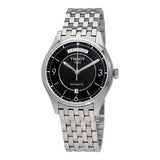 Buy Shop Tissot T Classic T One Automatic Black Dial Silver Steel Strap Watch For Men - T038.430.11.057.00 USA Online