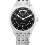 Buy Shop Tissot T Classic T One Automatic Black Dial Silver Steel Strap Watch For Men - T038.430.11.057.00 USA Online