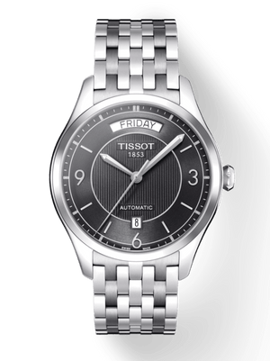 Buy Shop Tissot T Classic T One Automatic Black Dial Silver Steel Strap Watch For Men - T038.430.11.057.00 USA Online