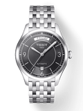 Buy Shop Tissot T Classic T One Automatic Black Dial Silver Steel Strap Watch For Men - T038.430.11.057.00 USA Online