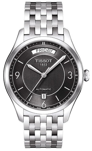 Buy Shop Tissot T Classic T One Automatic Black Dial Silver Steel Strap Watch For Men - T038.430.11.057.00 USA Online