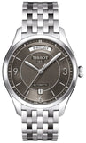 Buy Shop Tissot T Classic T One Automatic Grey Dial Silver Steel Strap Watch For Men - T038.430.11.067.00 USA Online