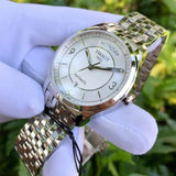 Buy Shop Tissot T Classic T One Automatic Silver Dial Silver Steel Strap Watch For Men - T038.430.11.037.00 USA Online