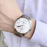 Buy Shop Tissot T Classic T One Automatic Silver Dial Silver Steel Strap Watch For Men - T038.430.11.037.00 USA Online