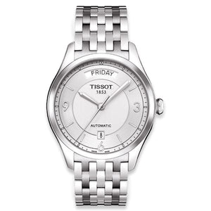 Buy Shop Tissot T Classic T One Automatic Silver Dial Silver Steel Strap Watch For Men - T038.430.11.037.00 USA Online