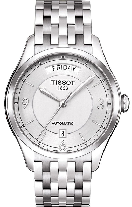 Buy Shop Tissot T Classic T One Automatic Silver Dial Silver Steel Strap Watch For Men - T038.430.11.037.00 USA Online