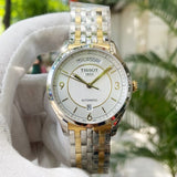 Buy Shop Tissot T Classic T One Automatic Silver Dial Two Tone Steel Strap Watch For Men - T038.430.22.037.00 USA Online