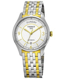 Buy Shop Tissot T Classic T One Automatic Silver Dial Two Tone Steel Strap Watch For Men - T038.430.22.037.00 USA Online