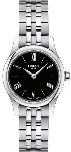 Buy Shop Tissot T Classic Tradition 5.5 Lady Black Dial Watch For Women - T063.009.11.058.00 USA Online