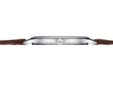 Buy Shop Tissot T Classic Tradition 5.5 Quartz White Dial Brown Leather Strap Watch For Men - T063.409.16.018.00 USA Online