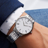 Buy Shop Tissot T Classic Tradition 5.5 White Dial Watch For Men - T063.409.11.018.00 USA Online