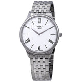 Buy Shop Tissot T Classic Tradition 5.5 White Dial Watch For Men - T063.409.11.018.00 USA Online