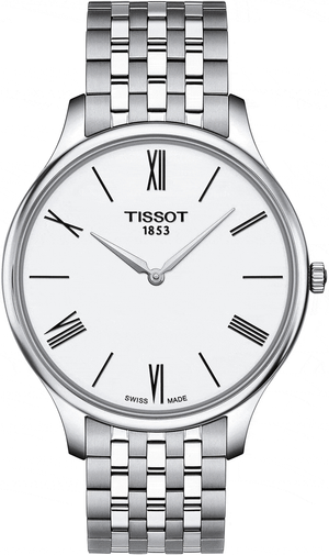 Buy Shop Tissot T Classic Tradition 5.5 White Dial Watch For Men - T063.409.11.018.00 USA Online