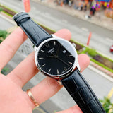 Buy Shop Tissot T Classic Tradition Black Dial Black Leather Strap Watch For Men - T063.610.16.057.00 USA Online