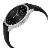 Buy Shop Tissot T Classic Tradition Black Dial Black Leather Strap Watch For Men - T063.610.16.057.00 USA Online