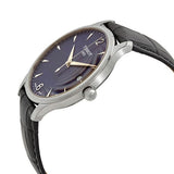 Buy Shop Tissot T Classic Tradition Blue Dial Black Leather Strap Watch For Men - T063.610.16.047.00 USA Online