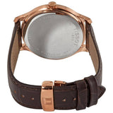 Buy Shop Tissot T Classic Tradition Blue Dial Brown Leather Strap Watch For Men - T063.610.36.047.00 USA Online