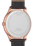 Buy Shop Tissot T Classic Tradition Blue Dial Brown Leather Strap Watch For Men - T063.610.36.047.00 USA Online