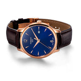 Buy Shop Tissot T Classic Tradition Blue Dial Brown Leather Strap Watch For Men - T063.610.36.047.00 USA Online