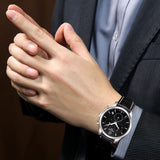 Buy Shop Tissot T Classic Tradition Chronograph Black Dial Black Leather Strap Watch For Men - T063.617.16.057.00 USA Online