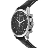 Buy Shop Tissot T Classic Tradition Chronograph Black Dial Black Leather Strap Watch For Men - T063.617.16.057.00 USA Online