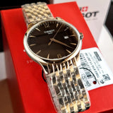 Buy Shop Tissot T Classic Tradition Chronograph Black Dial Silver Steel Strap Watch For Men - T063.617.11.057.00 USA Online