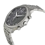 Buy Shop Tissot T Classic Tradition Chronograph Black Dial Silver Steel Strap Watch For Men - T063.617.11.057.00 USA Online