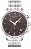 Buy Shop Tissot T Classic Tradition Chronograph Black Dial Silver Steel Strap Watch For Men - T063.617.11.057.00 USA Online