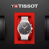 Buy Shop Tissot T Classic Tradition Chronograph Black Dial Silver Steel Strap Watch For Men - T063.617.11.067.00 USA Online
