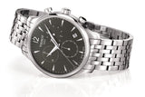 Buy Shop Tissot T Classic Tradition Chronograph Black Dial Silver Steel Strap Watch For Men - T063.617.11.067.00 USA Online