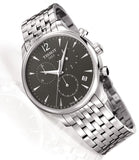 Buy Shop Tissot T Classic Tradition Chronograph Black Dial Silver Steel Strap Watch For Men - T063.617.11.067.00 USA Online