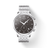 Buy Shop Tissot T Classic Tradition Chronograph Black Dial Silver Steel Strap Watch For Men - T063.617.11.067.00 USA Online