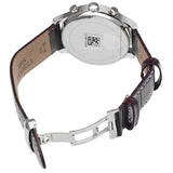 Buy Shop Tissot T Classic Tradition Chronograph White Dial Brown Leather Strap Watch For Men - T063.617.16.037.00 USA Online